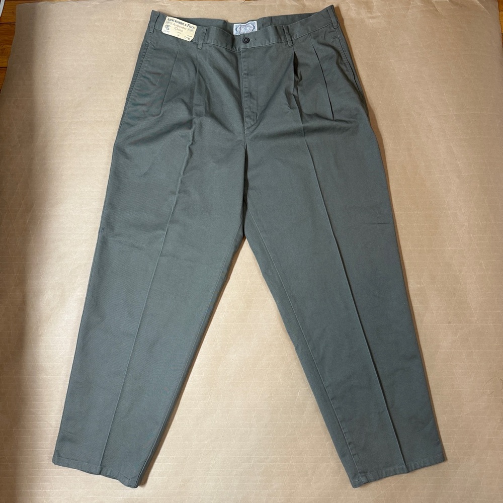 Vintage NWT‎ Abercrombie & Fitch Men's Authentic Chinos waist 38
